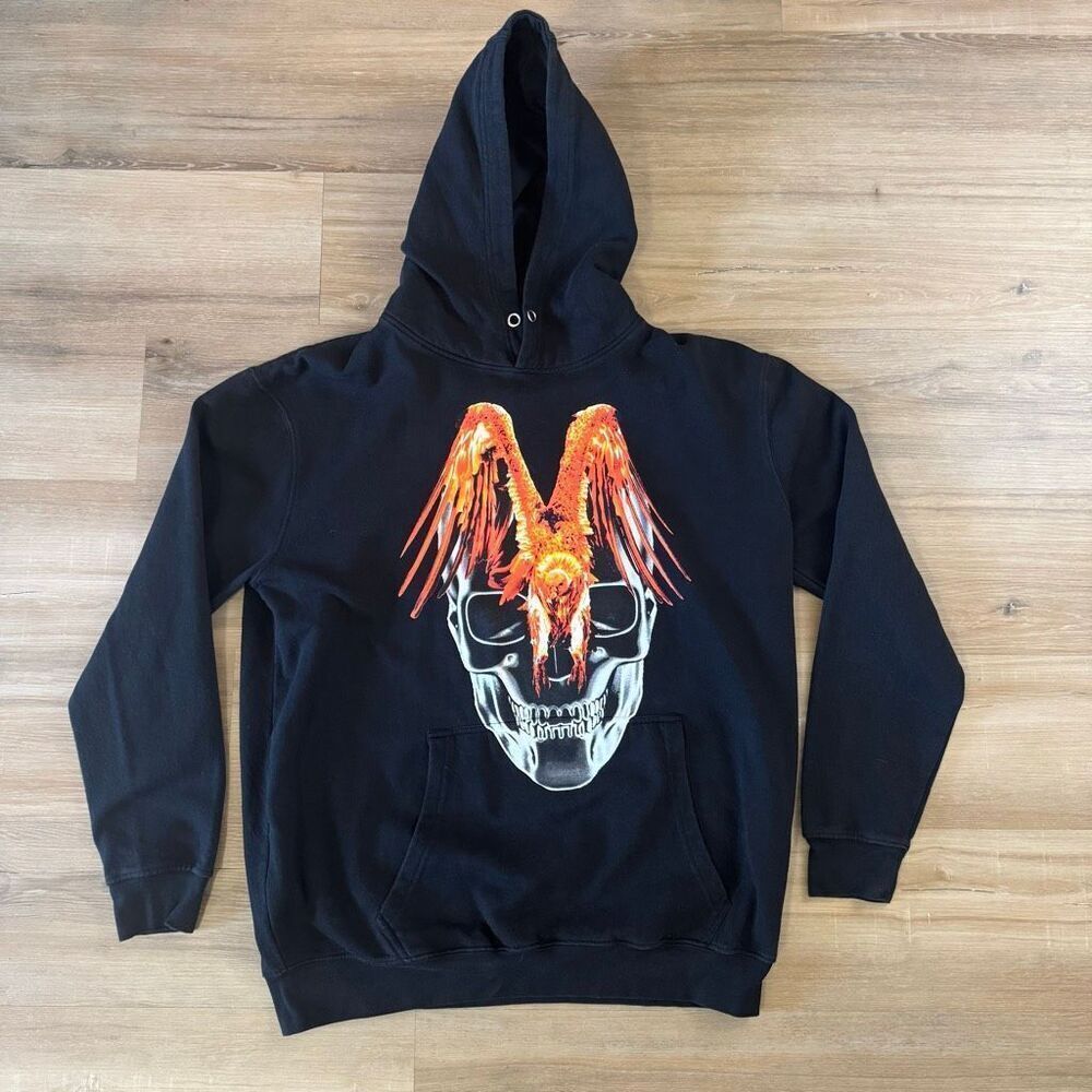 Kodak Black L.O.V.E. Skull And Vulture Black Hoodie Size XL Sniper Gang Florida